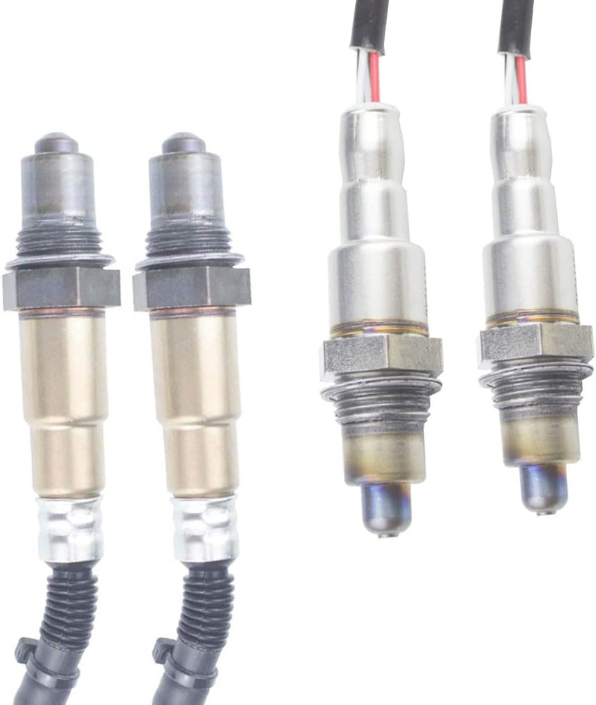 4PCS Oxygen O2 Sensor 1 & 2 for 2012 2013 2014 2015 2016 Ford F-250/F-350 Super Duty 6.2L Upstream + Downstream