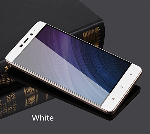 Image of Dashmesh Shopping� 3D Tempered Glass ShatterProof (Full Body Glue) (Edge to Edge) Screen Protector for Xiaomi Redmi 5A (White)