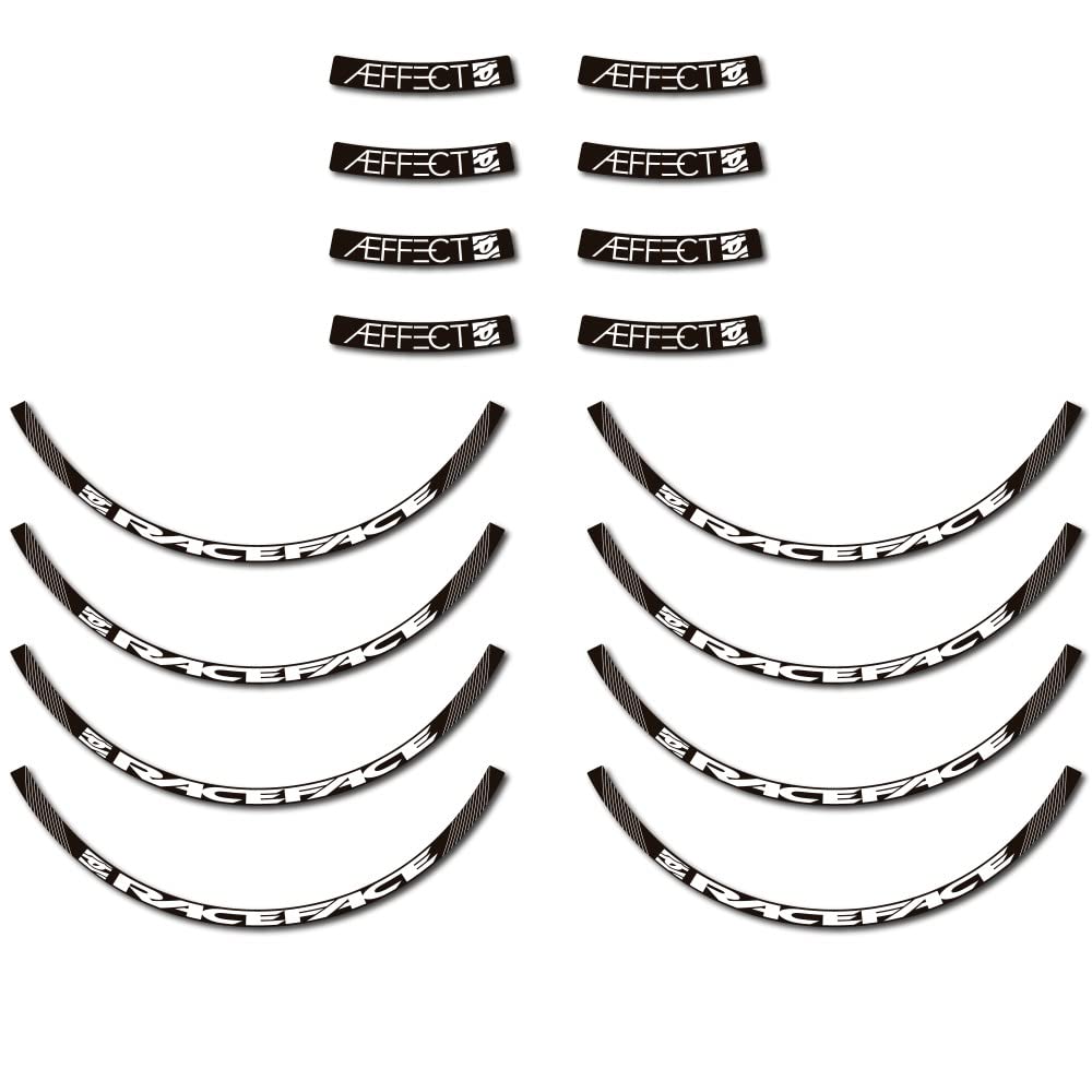 Adesivi compatibili con cerchio bici Race Face Aeffect MTB 29'