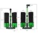Huijukon Aquarium Sponge Filter with 2 Media Chambers Shrimp Nano Betta Fry Breeding Fish Tank Foam Filter up to 75 Gallon