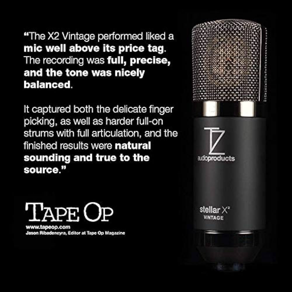 【新品未開封】Youtuber御用達 コンデンサーマイク Stellar X2 Amazon | Stellar x2 Vintage大振膜コンデンサーXLRマイク