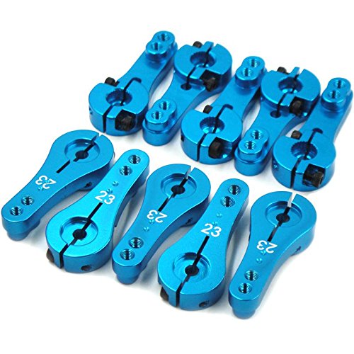 10pcs RC 23T Servo Horn/Arm Aluminium Fit KO Sanwa Airtronics JR ACOMS Solar