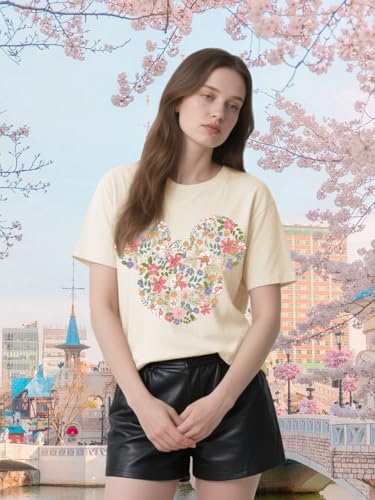 Image of Magic Kingdom Castle Shirt Holiday Short Sleeve Boho Clothes for Women