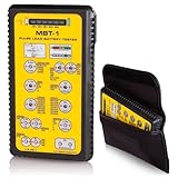 ZTS MBT-1 Multi Battery Tester with Carry Case & LED Display, Universal Battery Tester for AAA AA C D 9V N 1.5V, Button Cell & Lithium, Accurate Pulse Load Testing, USA Made