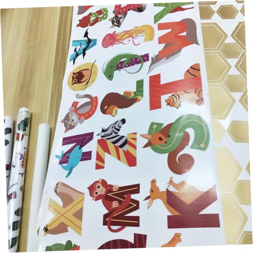 Vinilo Decorativo Alfabeto con Animales 26 Piezas PVC miniatura 6