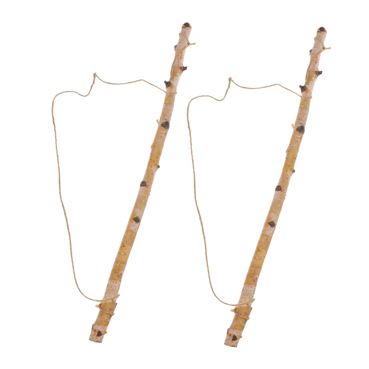 GLEAVI Boho Wall Art 2pcs Wooden Wall Hanging Natural Driftwood Decorative Branches Farmhouse Style