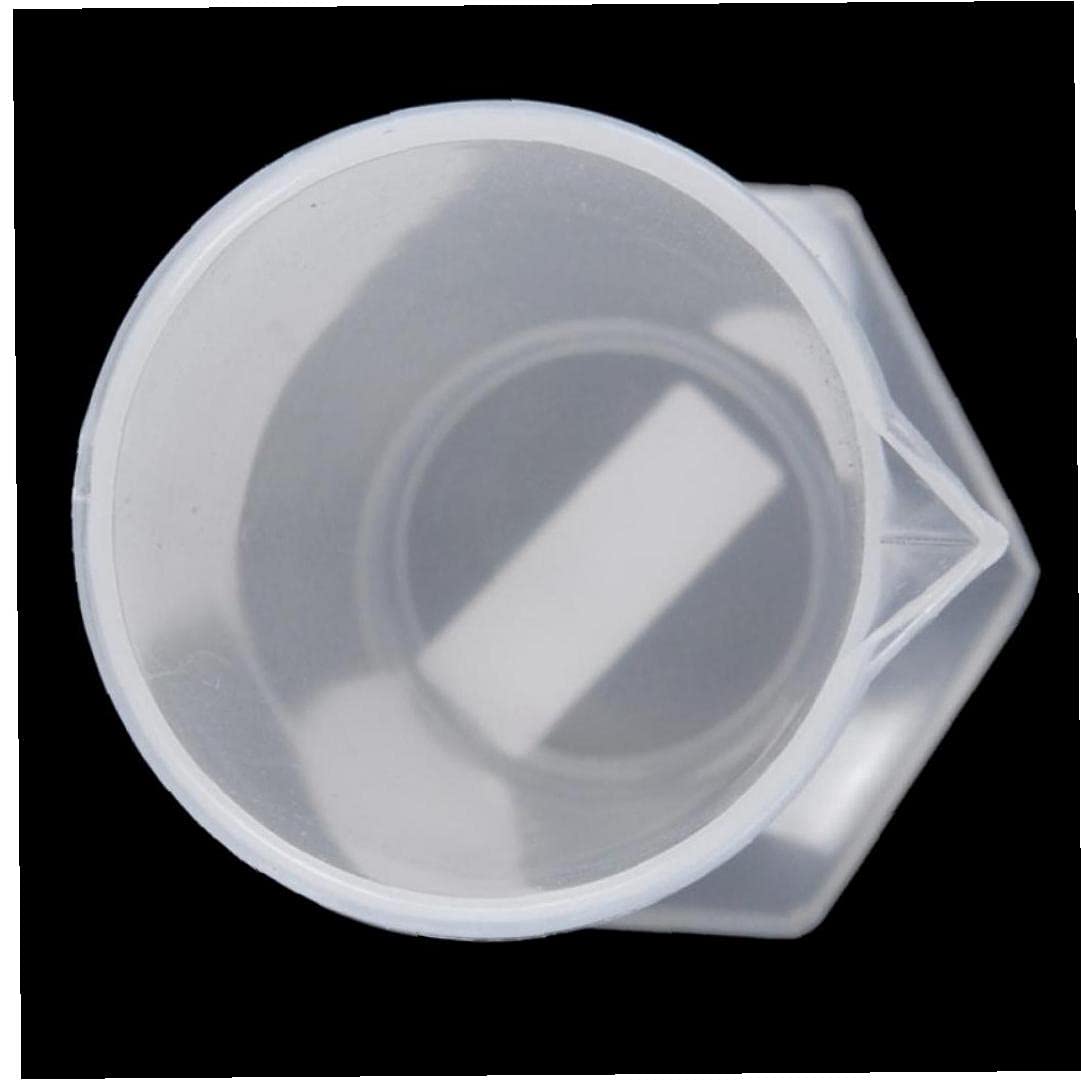 Probeta Octogonal Base De Plástico Autoclavable Blanca 1000 ml
