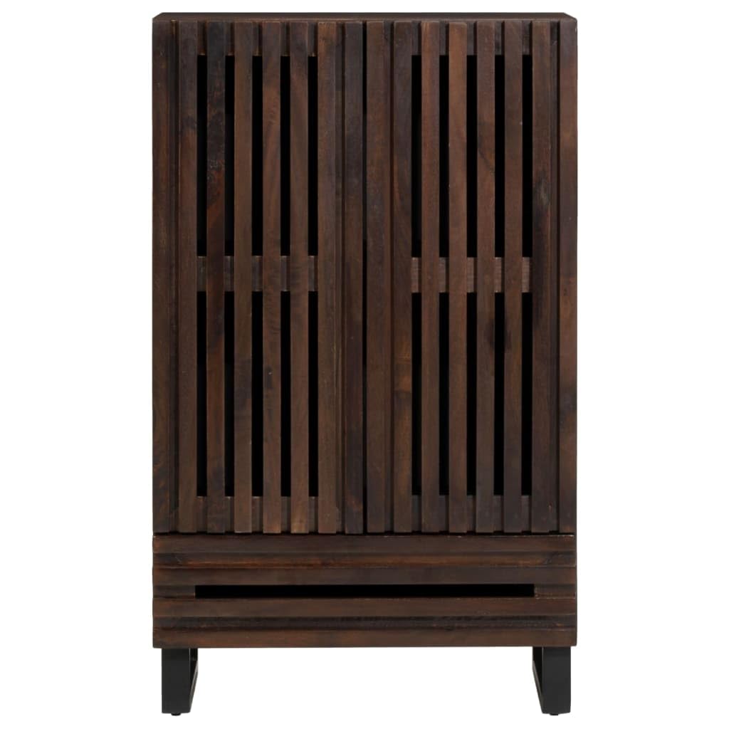 vidaXL Aparador marrón 60x34x100 cm madera de mango macizo