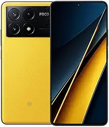 Smartphone Xiaomi POCO X6 Pro 5G 8GB+256GB NFC Dimensity 8300-Ultra 64MP câmera tripla 67W 120Hz AMOLED (Amarelo)