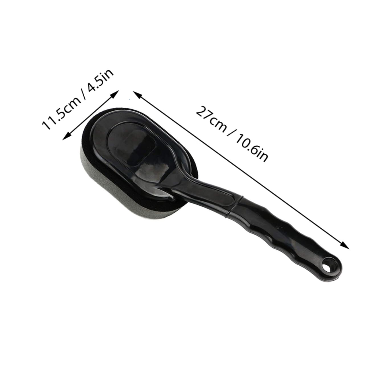 Amosfun 4 Pezzi Spazzola Detailing Auto per Cerchi con Sostituibile Applicatore Lucidante Pneumatici Leggera e Durevole per Pulizia Pneumatici e Cerchioni Auto