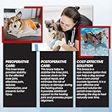 Hunde-Kniebandage – Bandage für Hinterbein, Bein oder Vorderbein, verstellbare Beinstütze für Hinterbeine, Bänderverletzungen, lindert Schmerzen und reduziert Schmerzen