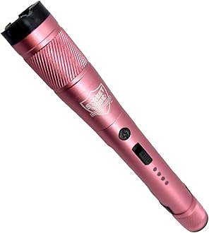 Streetwise Heavy Duty Aluminum Stun Gun Flashlight for Self Defense - Rechargeable LED Flashlight Stun Gun 84,000,000