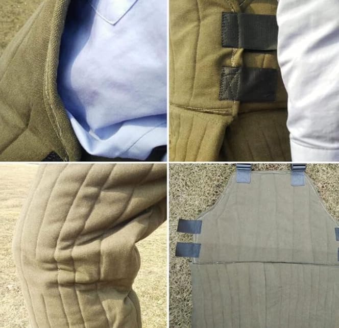 Professional Dog Bite Suit for Training - Full Body Protection Dog Training Suit, High-Strength French Linen/Canvas Material, German Shepherd, Malinois