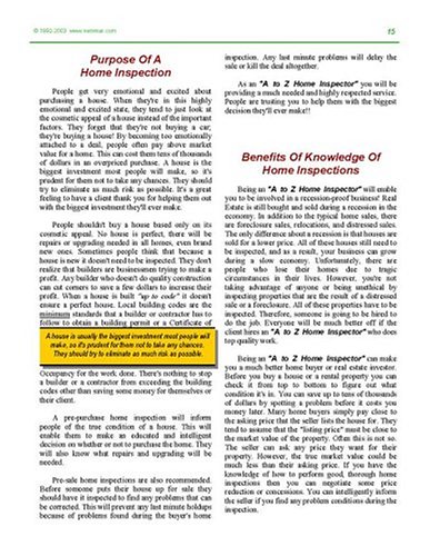 Home Inspection Business from A to Z: Real Estate Home Inspector, Homeowner, Home Buyer and Seller Survival Kit Series (Real Estate from A to Z)