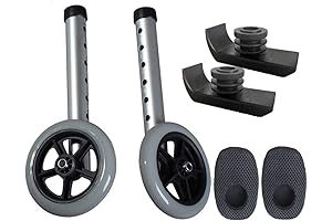 Universal Walker Wheels and Ski Glides Set