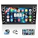 DAB+ 2G+64G Android 13 Autoradio für Opel Vauxhall Astra Antara Vectra Corsa Zafira Meriva Vivaro Combo mit Mirror Link, 7 Zoll Bildschirm Double Din mit Bluetooth GPS WiFi FM SWC+ AHD Rückfahrkamera