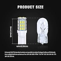 Vista 3 de Antline - Paquete 20 bombillas LED superbrillantes blanco, chips T10 921 194 168 175, 3014 42-SMD, repuesto para luces 12 V maleteros RV, cámpers