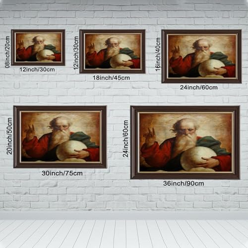 Dieu le Père impression toile déco murale prête à suspendre - 2