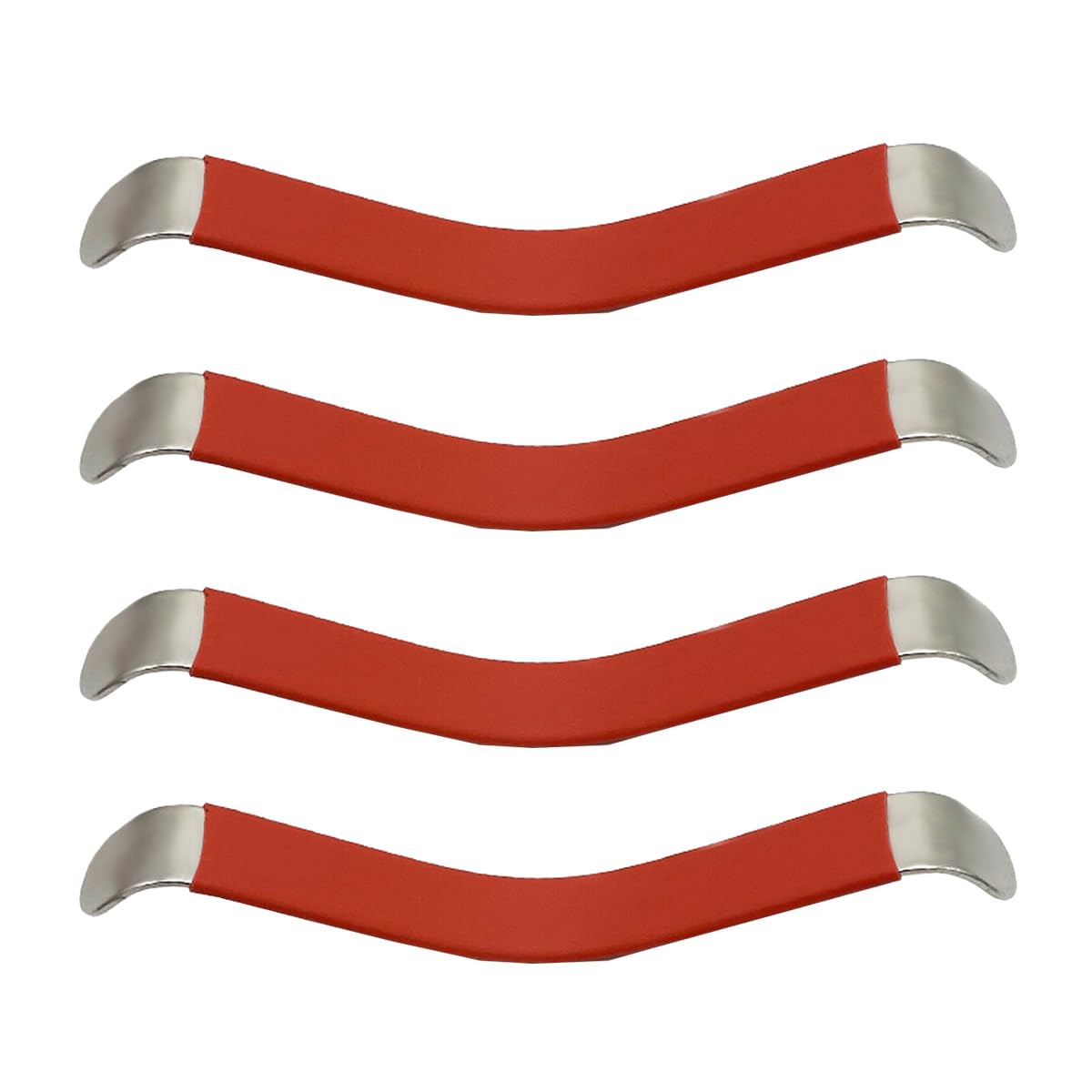 Alnicov 4 Pcs Guitar String Separator, Red String Splitter, Frets Polishing Cleaning Repair Maintenance Tool For Guitar