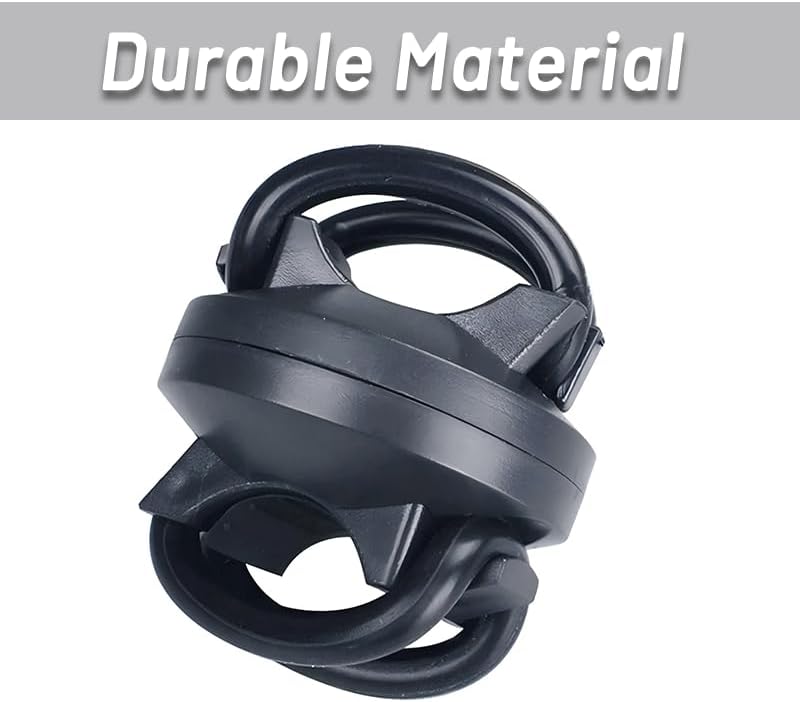 Miniatura 3 de Paquete de 2 soportes para linterna de bicicleta, accesorios universales para montaje de luz de bicicleta, abrazadera ajustable para linterna