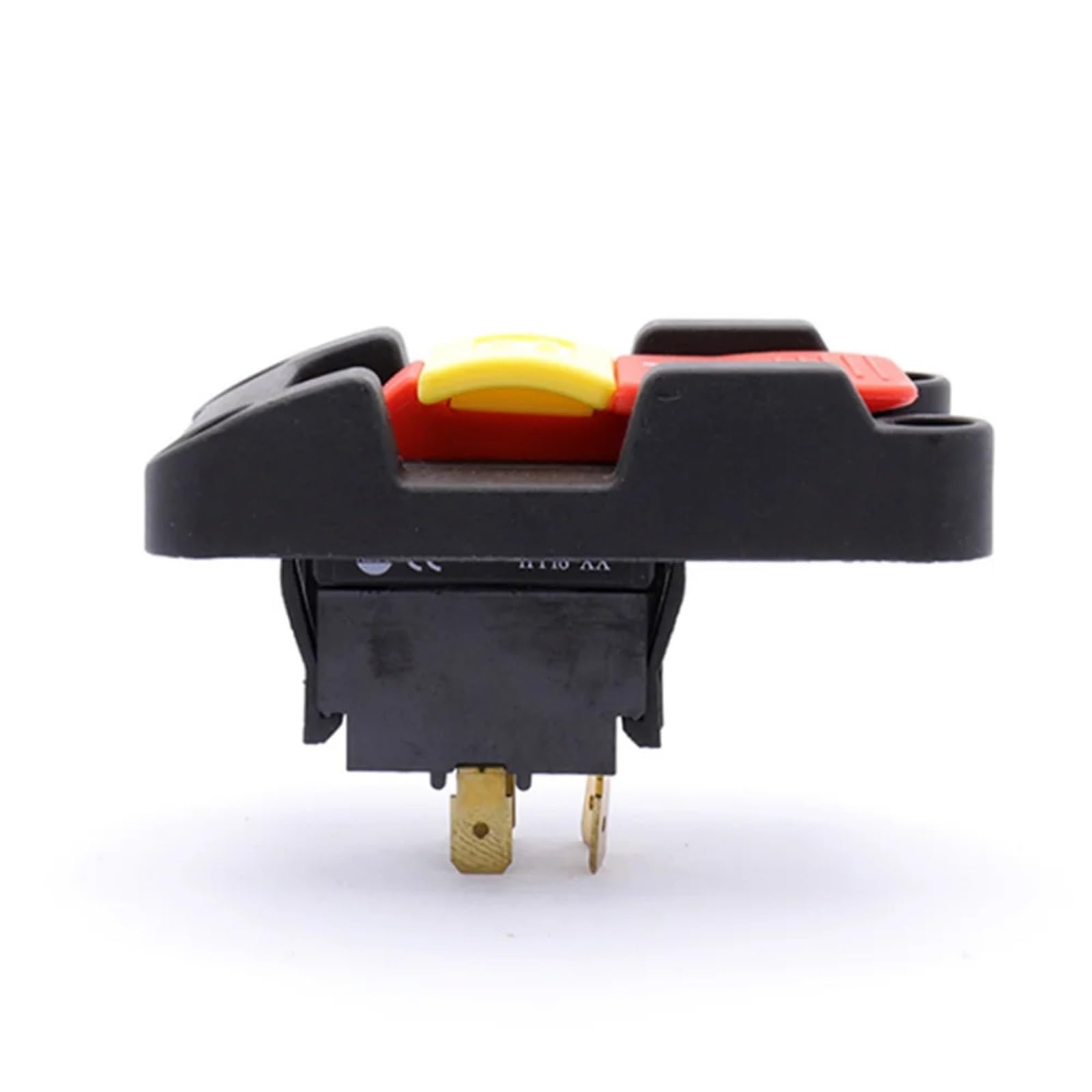 1 Interruptor de Bloqueo de Seguridad HY18-32 4 Pines 250V 16A 125V 20A 2HP DPDT interruptores de tecla de botón de Encendido y Apagado for máquinas Herramientas