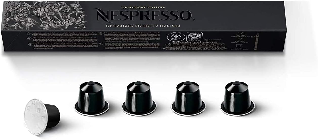 Nespresso Espresso Ristretto - Pack of 10 capsules