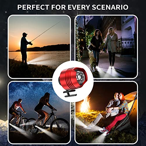 Pravette Headlights For Crocs 2Pcs, Crock Headlights Lights Flashlights, Waterproof Shoes Lights Flashlights Attachment For Crocs, Charm Accessories For Kids Adults Crocs Glow In The Dark Charm #TOP5