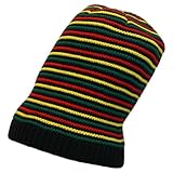 Shoe String King® Rasta Dread Knit Tam Hat - Rastafarian Dreadlock Cap or Tam. Multiple Designs and Sizes. Fits Most Hair Styles and Lengths. Knit, Woven and Sewn for Duration.