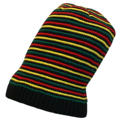 Shoe String King SSK Rasta Knit Tam Hat Dreadlock Cap. Multiple Designs and Sizes.