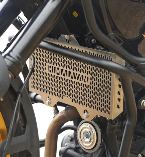 Image of SGTB Himalayan Motorcycle Radiator Protector Grill RE Himalayan 450 Steel Frame Guard