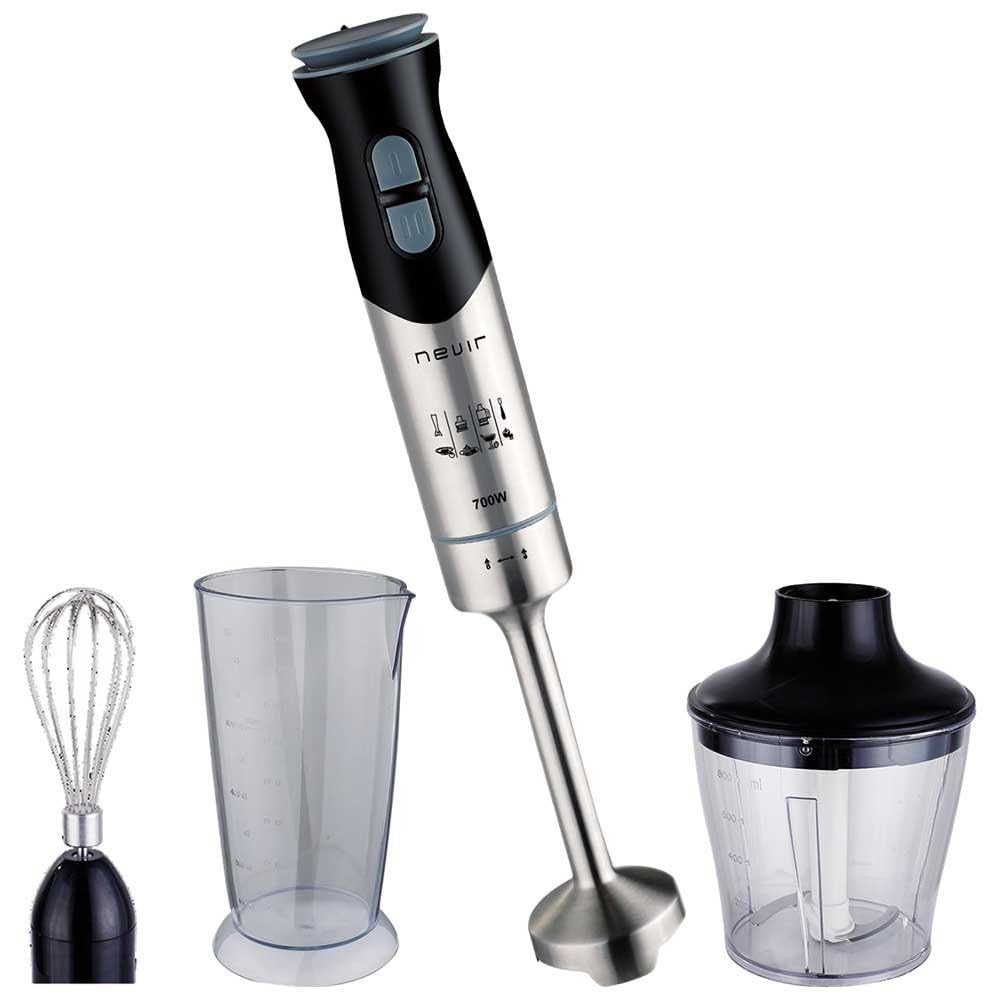 NEVIR BATIDORA DE VARILLA NVR - 8350BA SET - ACERO INOXIDABLE - 700W