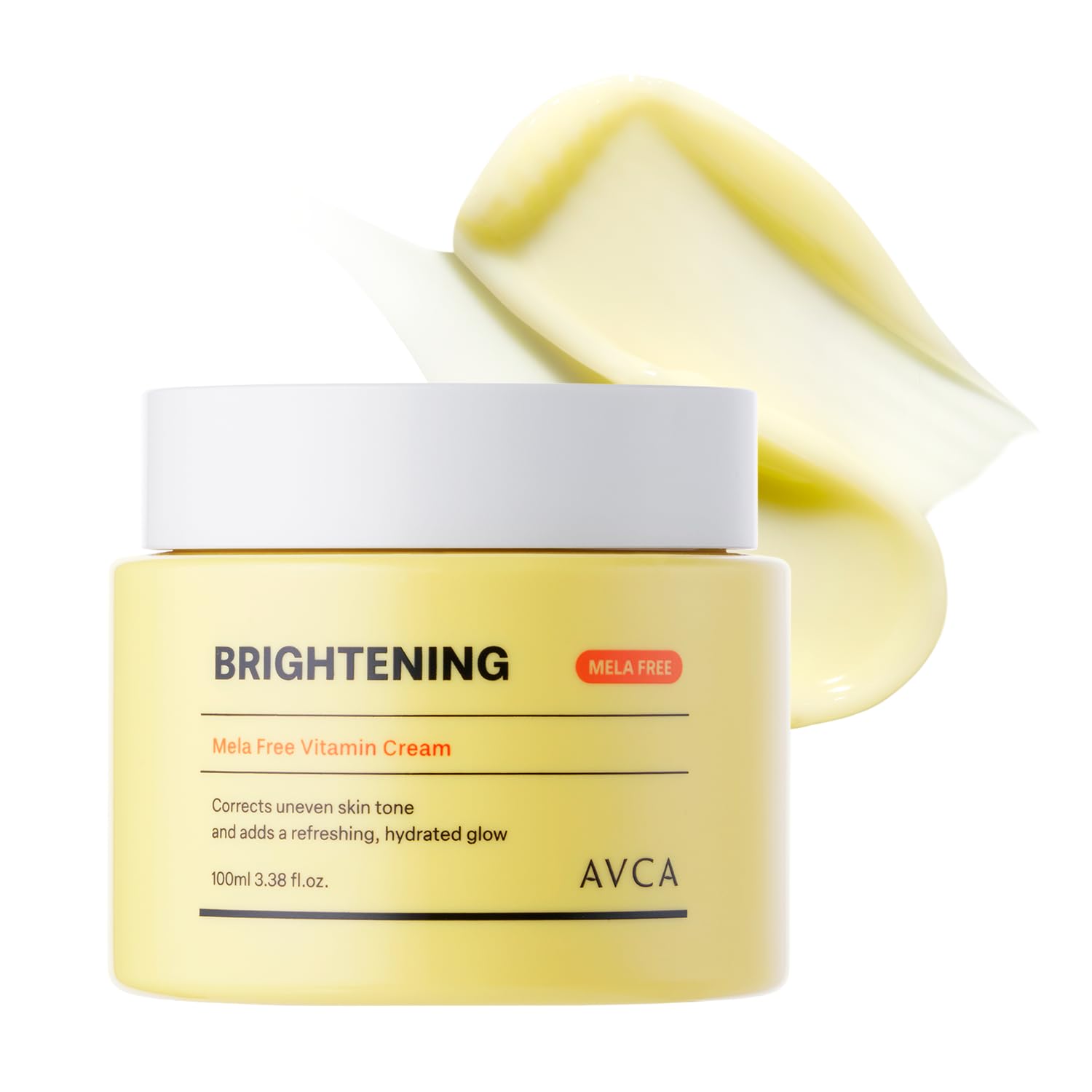 AVCA Vitamin + Niacinamide Radiance Cream 100ml(3.38 fl. oz) - Even Tone & Glow Moisturizer, Daily Hydration K-Beauty Moisture Care