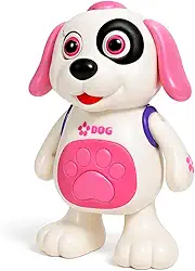 Cachorro Dançarino Brinquedo Interativo Infantil Educativo Premium com Movimento, Luz e Som para Bebês e Crianças + 𝐏𝐈𝐋𝐇𝐀𝐒 𝐈𝐍𝐂𝐋𝐔𝐒𝐀𝐒 Pronto para Usar