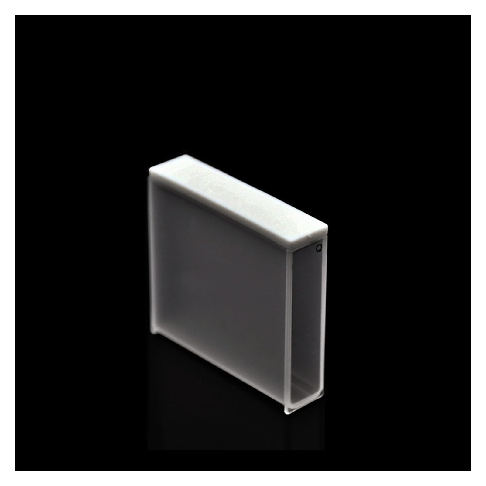 Célula de muestra líquida, Celdas de absorción de cuarzo de 40 mm, cubeta de cuarzo de 14 ml for espectrofotómetro, resistentes a ácidos y álcalis, paquete de 2