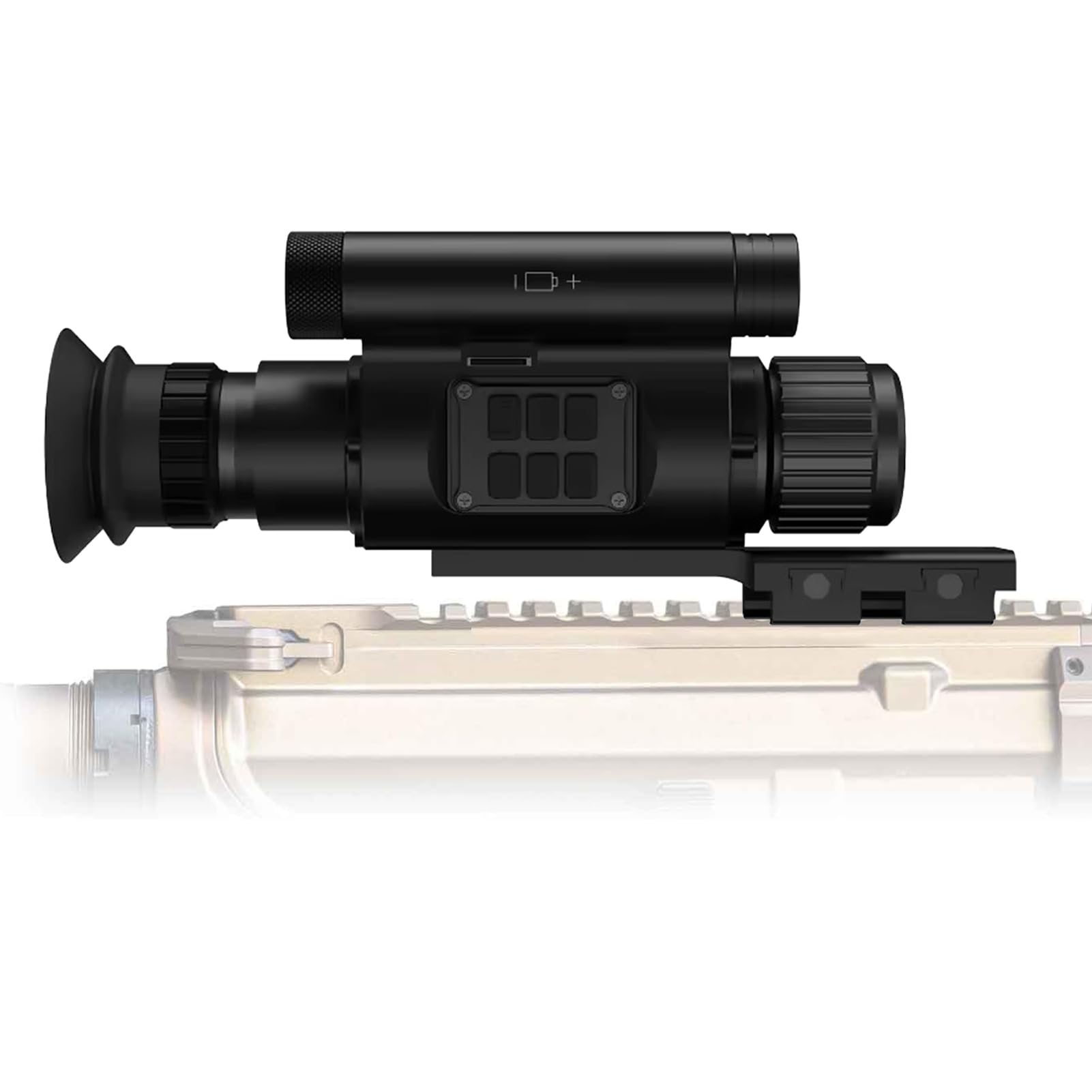 SUZLAZYR Digital Night Vision Scope for Hunting, 940nm IR Infrared Riflescope 1920x1080 OLED HD Night Vision Monocular with 4X Digital Zoom, 50mm Large Lens
