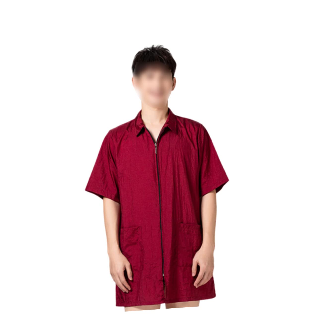 minkissy Work Jackets for Men Chalecos Para Hombre De Mens Shirt Jacket Haircut Cape Jacket Custom Barber Jackets Hair Dye Short Sleeve Woman Hair Dye Clothes Apron Coat Cloak Pet