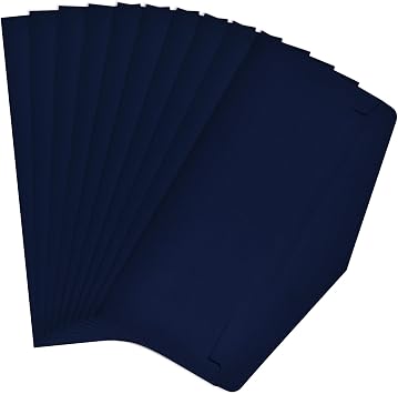 30 Pieces Mailing Envelopes Number 10 Bussines Envelopes for Invitations Weddings Chrismas Party Greetings Cards No Window navy blue, 9.45 x 3.94 inch