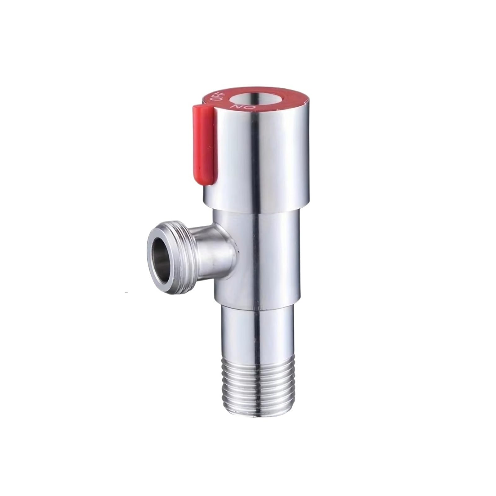 SUS304 Stainless Steel Angle Valve G1/2 Ceramic Core Hot Cold Water Shut-Off Valve for Bathroom Kitchen(StyleA)