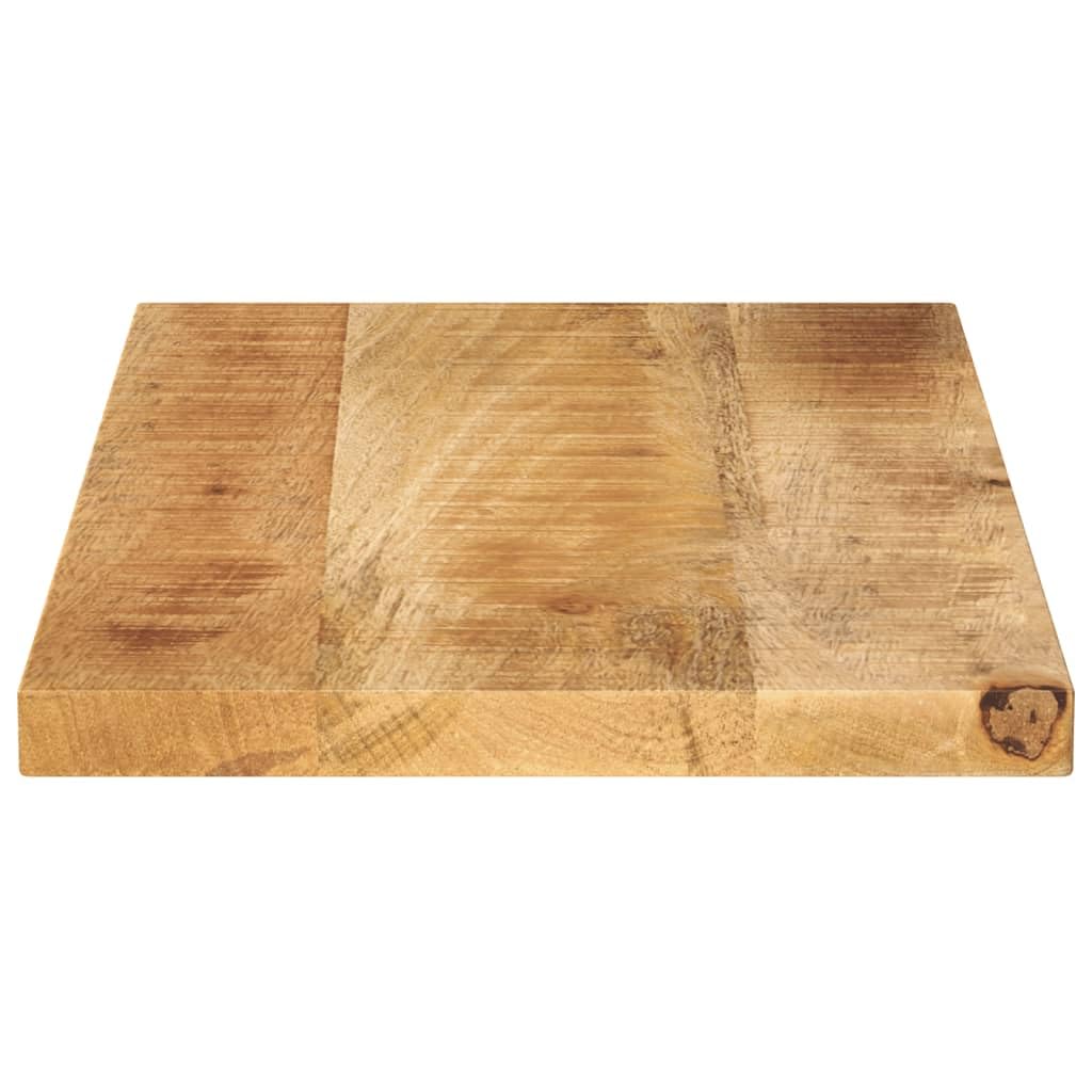 Tablero de mesa de 40 x 20 x 3,8 cm, rectangular, madera maciza de mango, robusta mesa de repuesto áspera para mesa de comedor, escritorio y mesa de centro, placa de madera natural, único