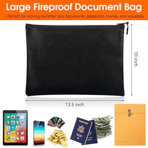 Fireproof Waterproof Document Holder 10x13.5