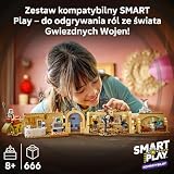 LEGO Star Wars 75425 SMART Play: Kantyna Mos Eisley, interaktywna zabawka dla dziecka, zestaw kompatybilny z 3 x SMART Tagami i minifigurkami Greedo i Obi-Wana Kenobiego - prezent dla 8-latka i fanów
