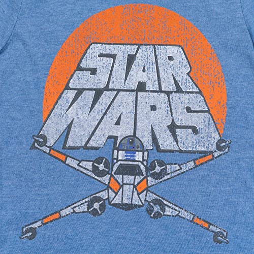 Star Wars The Mandalorian The Child X-Wing Chewbacca Big Boys 3 Pack T-Shirts Gray/Blue/White 18-20 #TOP6