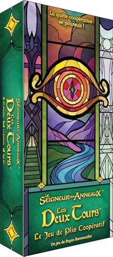 Asmodee - Le Seigneur des Anneaux - Les Deux Tours : Le Jeu de Plis Coopératif - Office Dog - Jeu de Cartes coopératif - 1/4 Joueurs - Dès 10 Ans - 20 Min -...