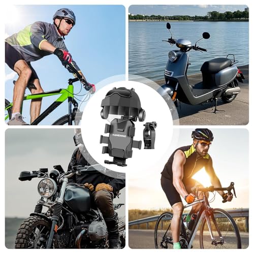 Support téléphone vélo électrique avec pare-soleil orientable - 4