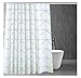 Produktbild AiZnoY Polyester Duschvorhang Anti-Schimmel Wasserdicht An Badewanne Bad Vorhang Für Badezimmer Inkl. 12 Duschvorhangringen Einfach White 200X200Cm