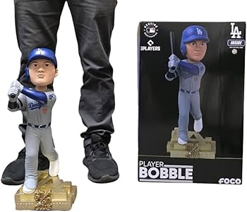 大谷翔平 50/50 bobblehead Shohei Ohtani Los Angeles Dodgers 50/50 Club Big Head Bobblehead