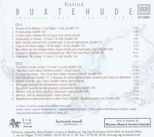 Buxtehude : Pièces pour orgue