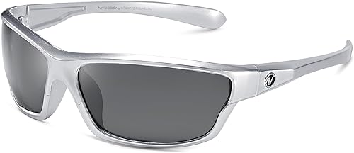 Nitrogen Gafas de sol deportivas polarizadas envolventes para hombres y mujeres, UV400, para conducir, pescar, correr, gafas de sol