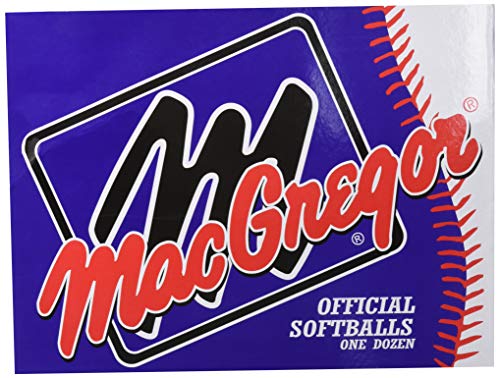 MacGregor Softball de treinamento seguro/macio, 28 cm (uma dúzia) – A embalagem pode variar