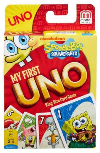 Preisvergleich Produktbild Spongebob Squarepants My First UNO Card Game by Mattel